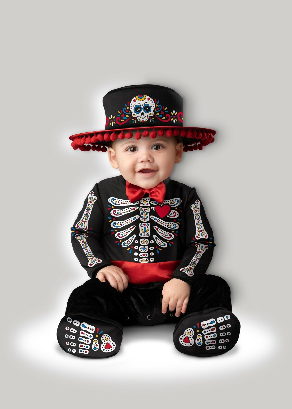 InCharacter Sugar Skull Cutie Day of the Dead Infant Halloween Costume 16104