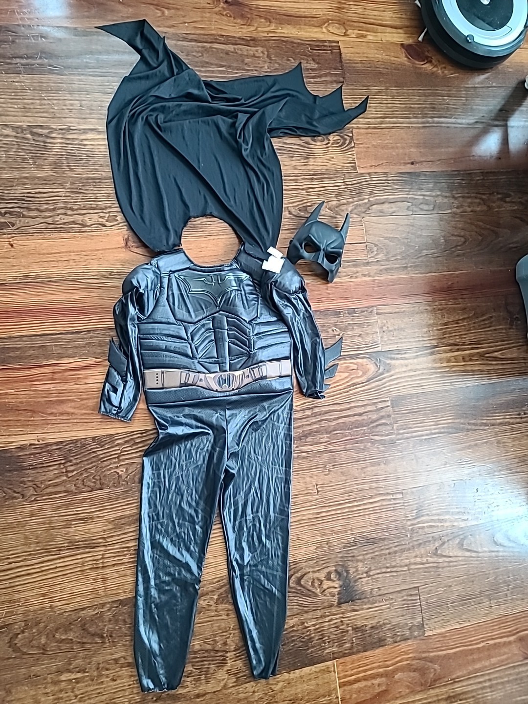 DC Batman The Dark Knight Rises 3 Piece Costume Boys Size Medium 8/10