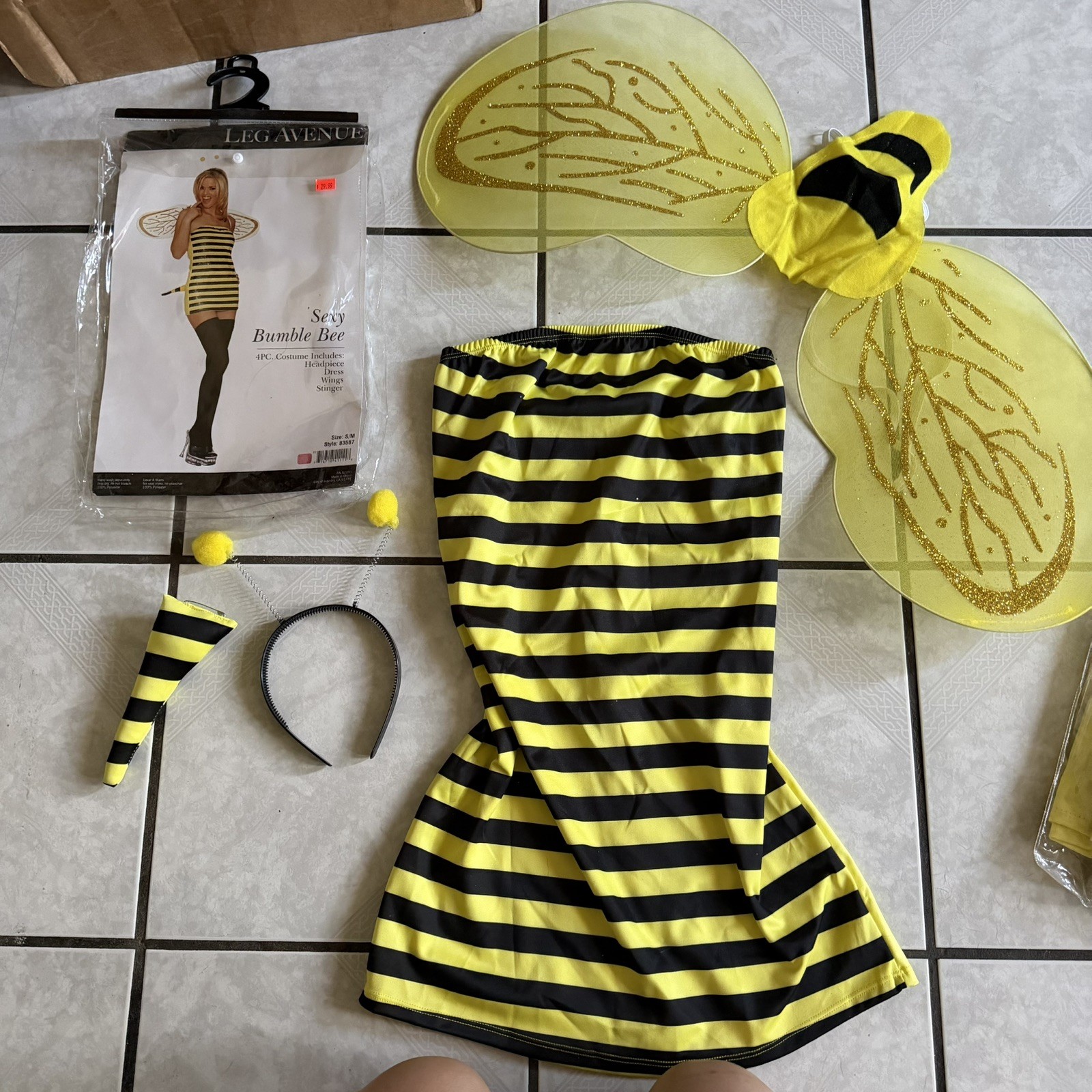 Leg Avenue SEXY Daisy Bumblebee Costume S-M