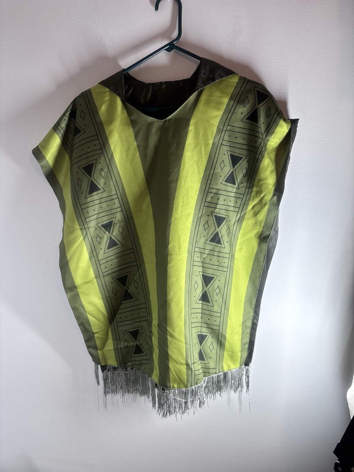 Poncho Hooded Halloween Hoodie Cape Adult L