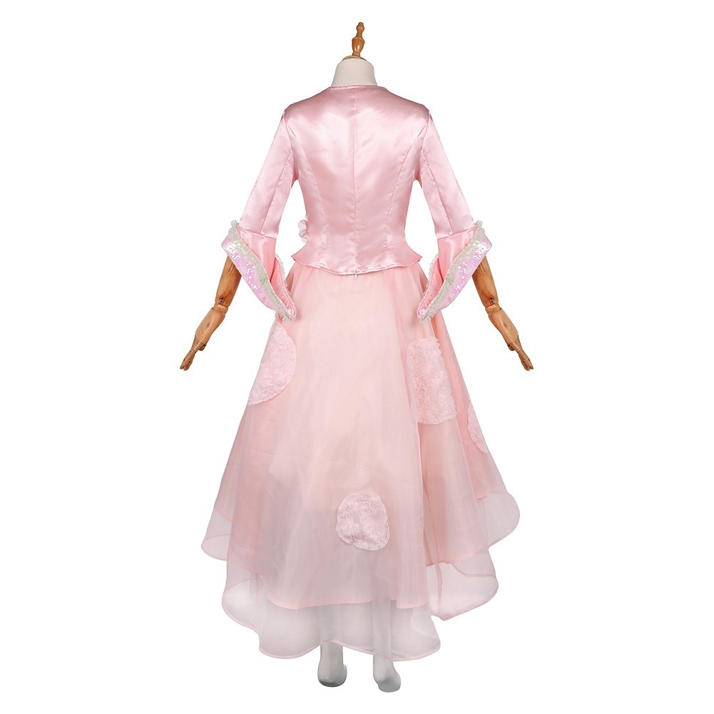 Wicked：For Good Glinda Pink Skirt Cosplay Costume Halloween Carnival Party Suit