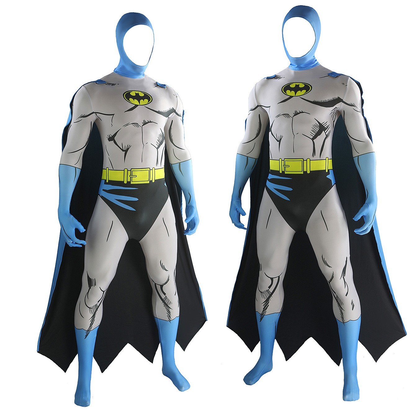 Batman Cosplay Jumpsuit Bruce Wayne Bodysuit Adult Kids Costume Halloween Zentai