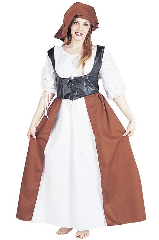 Deluxe Renaissance Peasant Plus Size Halloween Cosplay Festival Costume