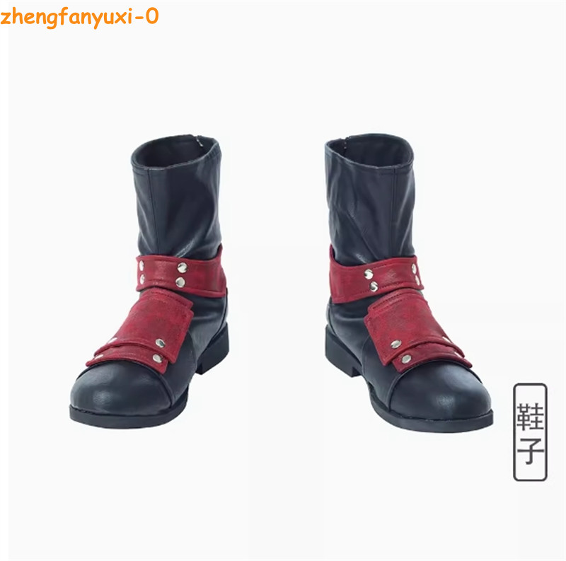 Deadpool Red Cosplay Costume Deadpool Suit Jumpsuit Halloween Accessories Shoes