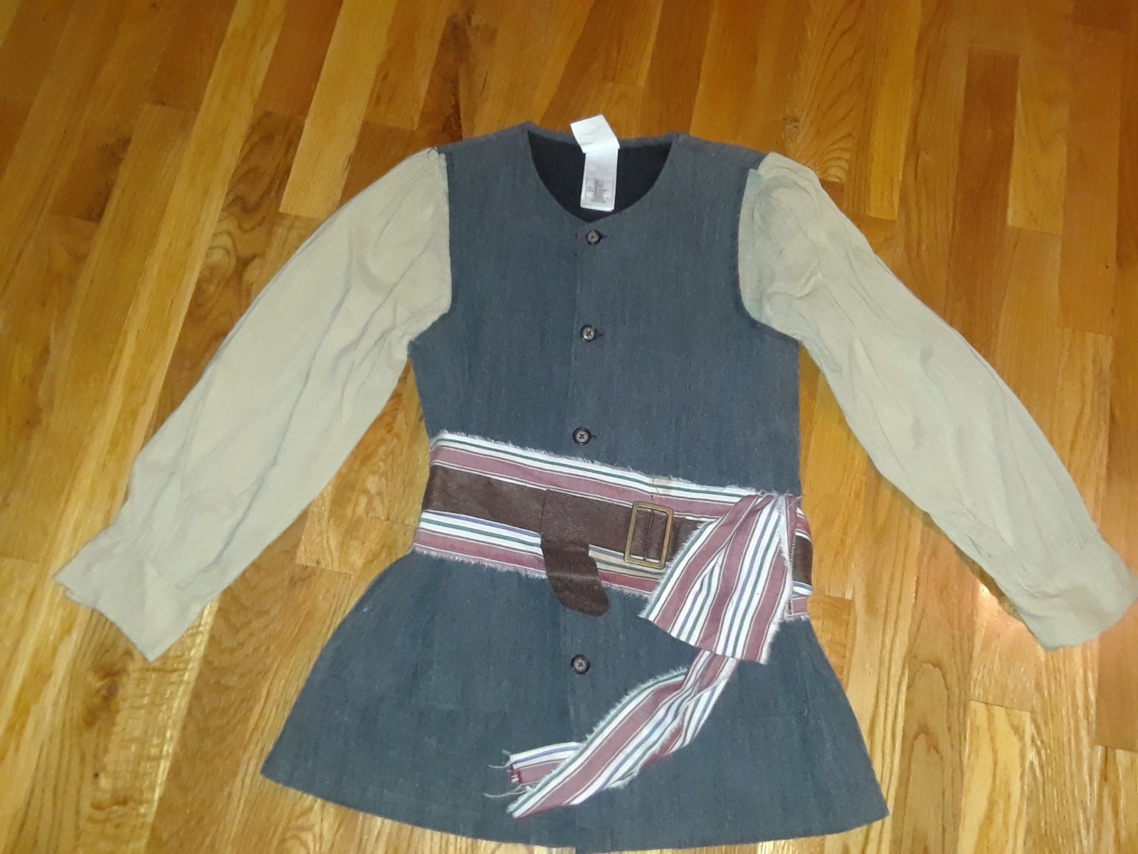 Disney Store Pirates of the Caribbean Jack Sparrow Tunic Costume Size 10/12
