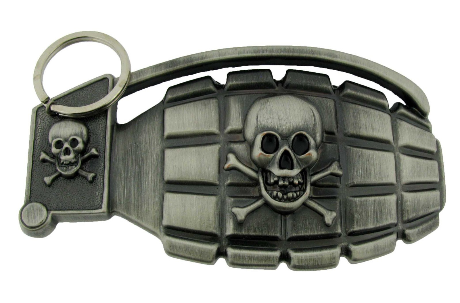 skull skeleton tattoo metal belt buckle halloween party costume gift