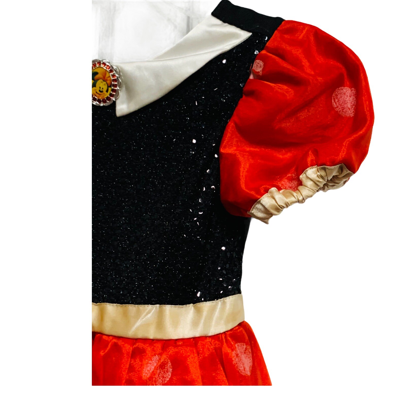 Minnie Mouse Disney Store Dress Up Costume Black/Red/White Polka Dot Size 5/6