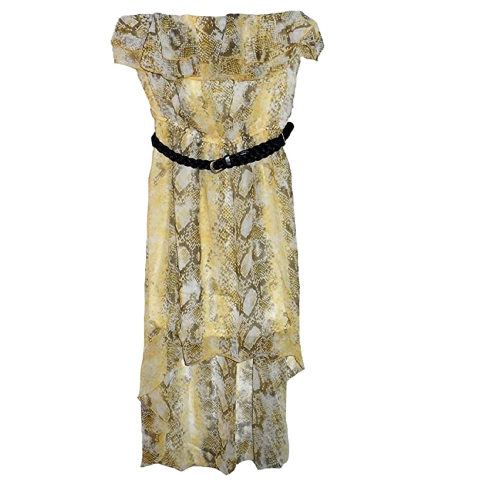 My Michelle Junior Women’s Reptile Print Strapless Dress – NWT