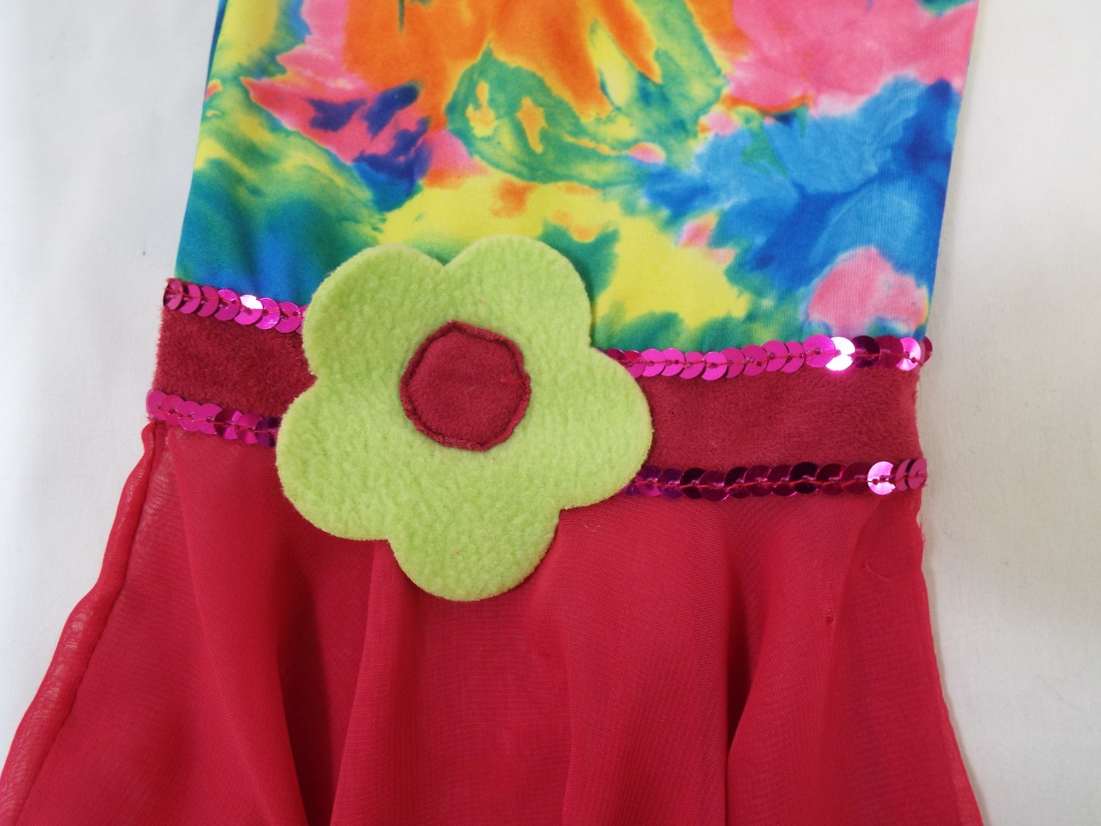 Chasing Fireflies Wishcraft Hippie Chick 4 Pc Costume Halloween Dress Up Size 8