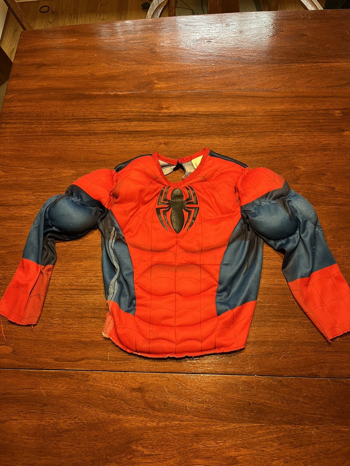 Spider-Man Costume Boys Small Marvel Ultimate Imagine Rubies Top only