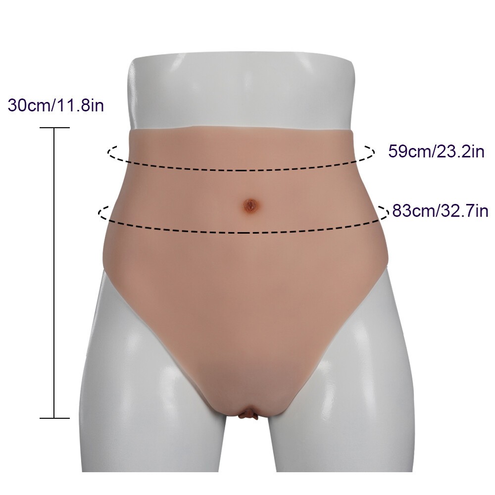 Silicone Pants Triangle Briefs Underwear Short Briefs For Crossdresser Cosplay