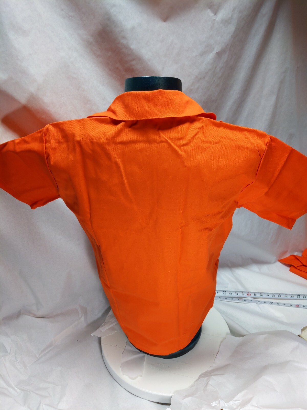 Pullover Collared with Pocket Shirt Orange size 3X