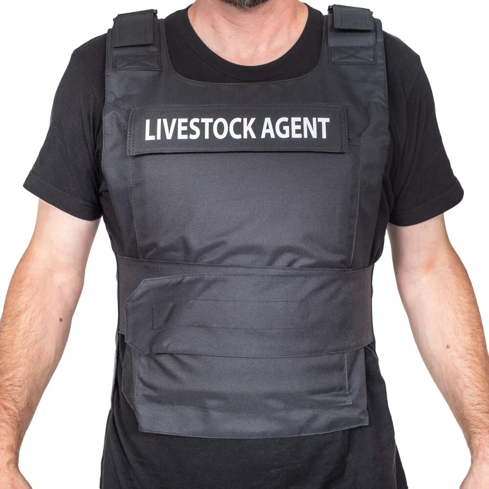 Replica Livestock Agent Wyoming Police Vest Halloween Costume Cosplay
