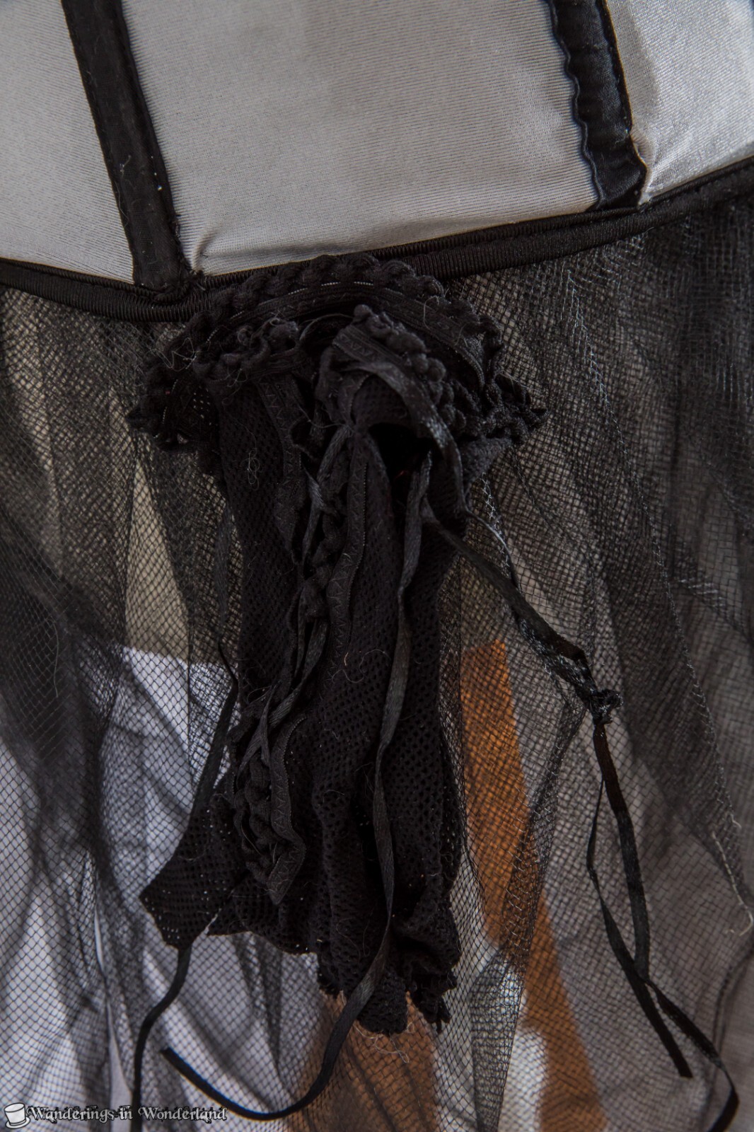Goth Pirate Gown Small Costume B&W Stripes Steampunk Renaissance Festival