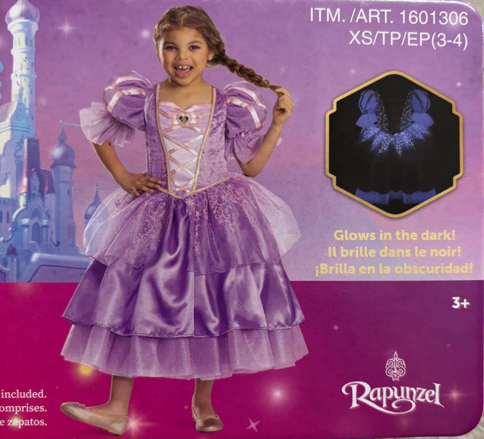 Kids Disguise Disney Rapunzel Prestige Costume – Multiple Sizes!