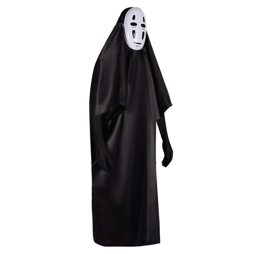 No Face Male Cosplay Costume Mask Halloween Party Robes Suit Mask Fancy Dress