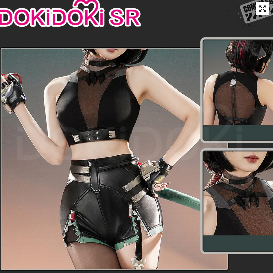 NEW Zenless Zone Zero Jane Doe Cosplay Costume Full Set Doki Doki SR
