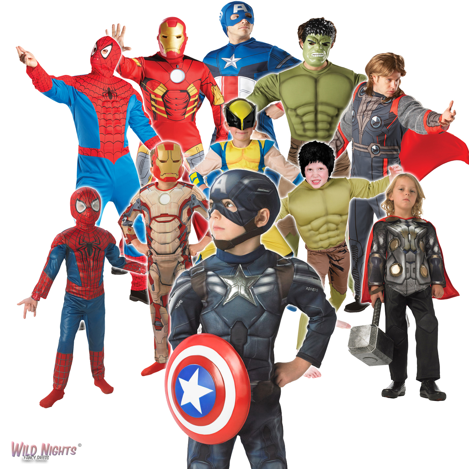 Amazing Marvel Avengers Superhero Costumes