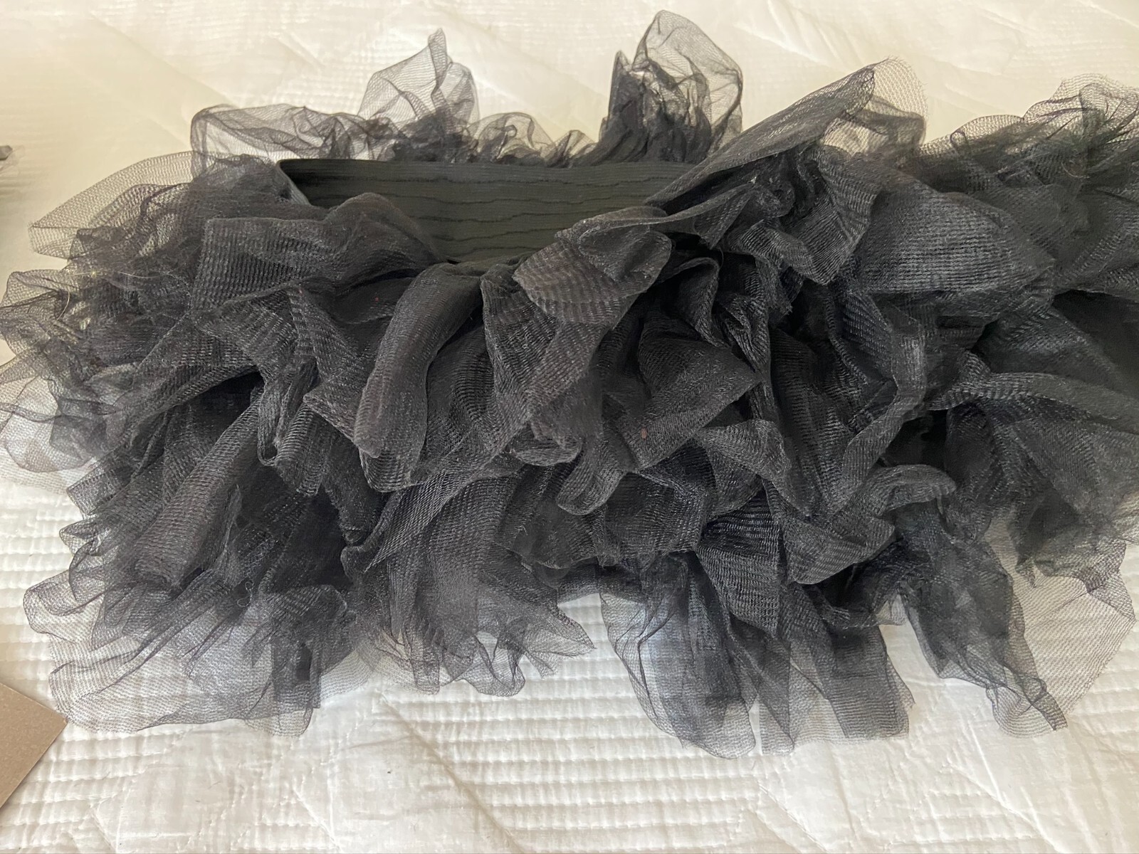 Spirit Halloween Black Tutu 100% Polyester Costume Party One size