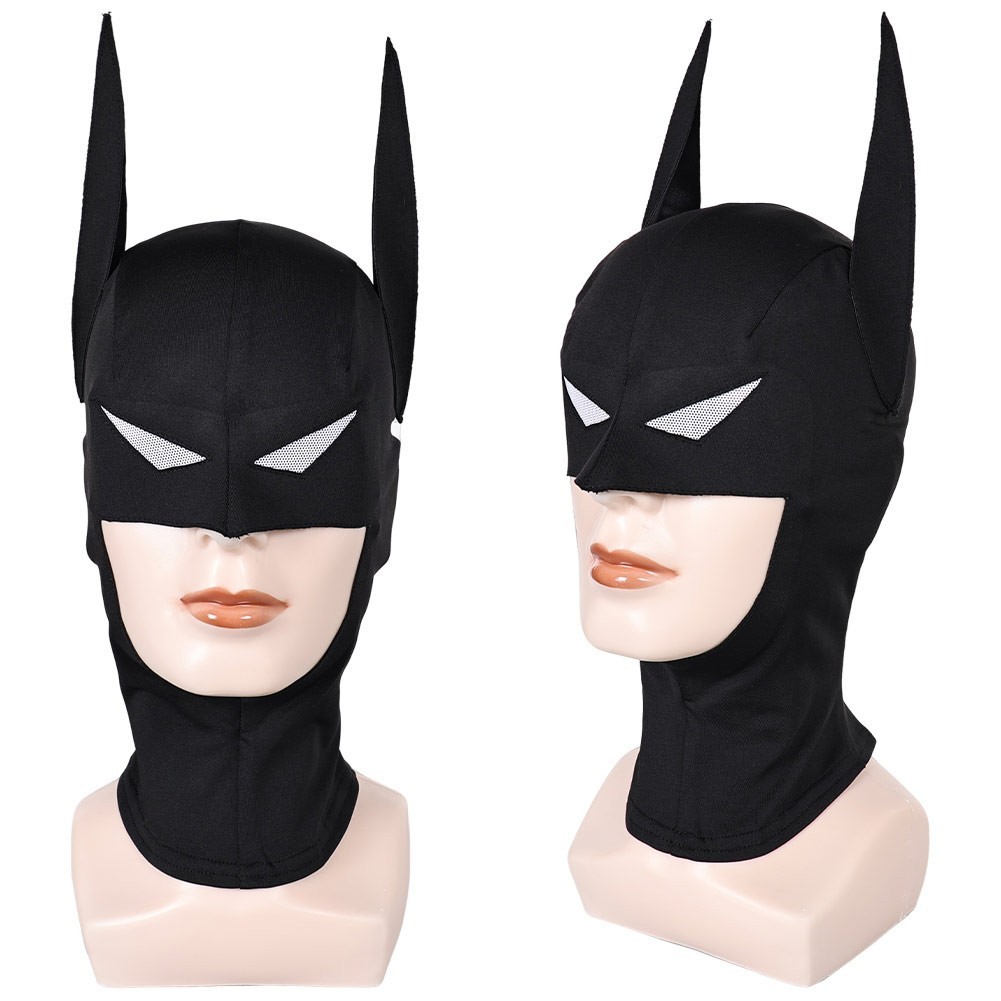 Caped Crusader Bruce Wayne Cosplay Black mask Hat Headgear Halloween party Props