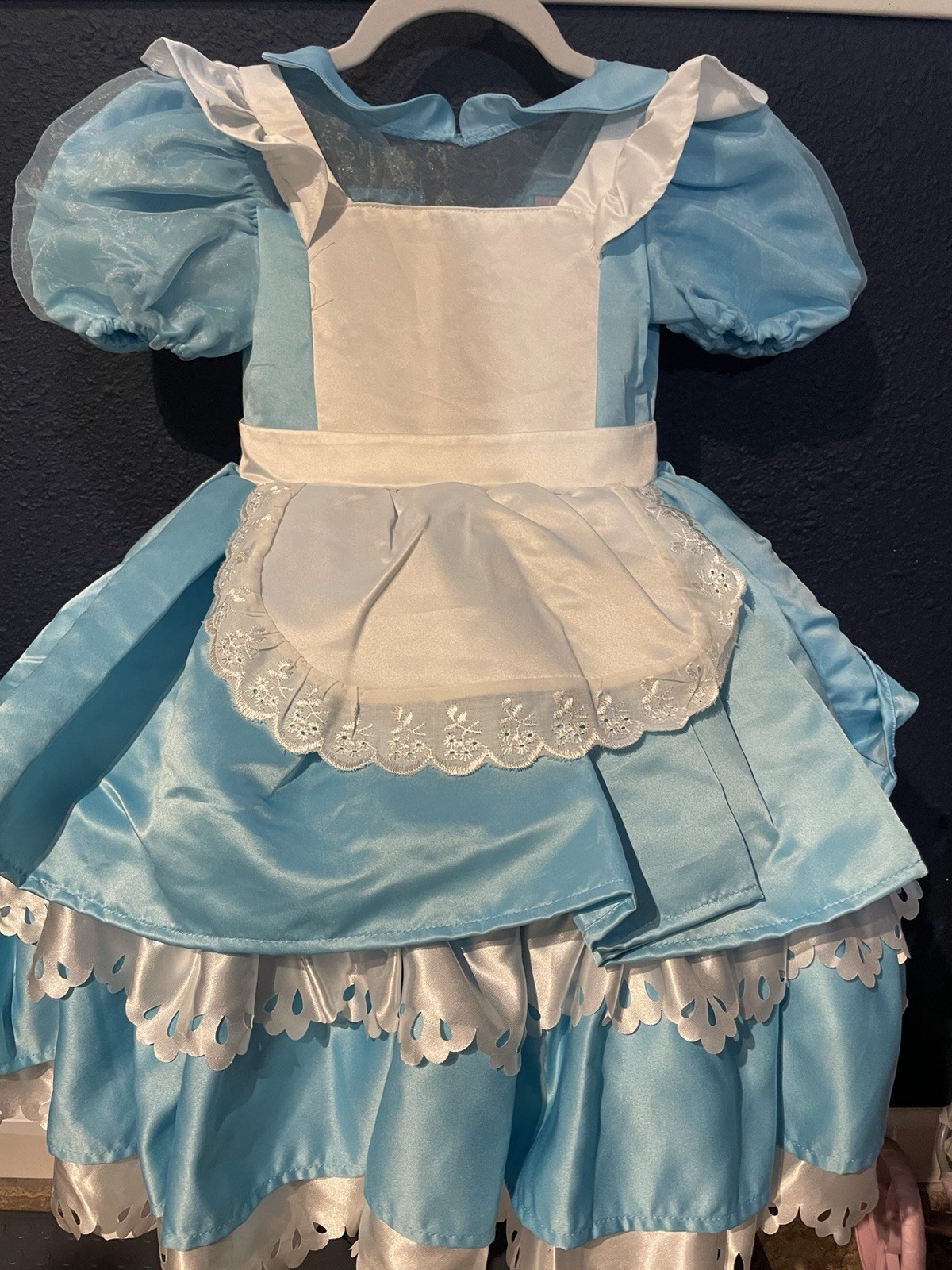 Girls Size XS 3T/4T Disney Alice In Wonderland Costume Dress Halloween