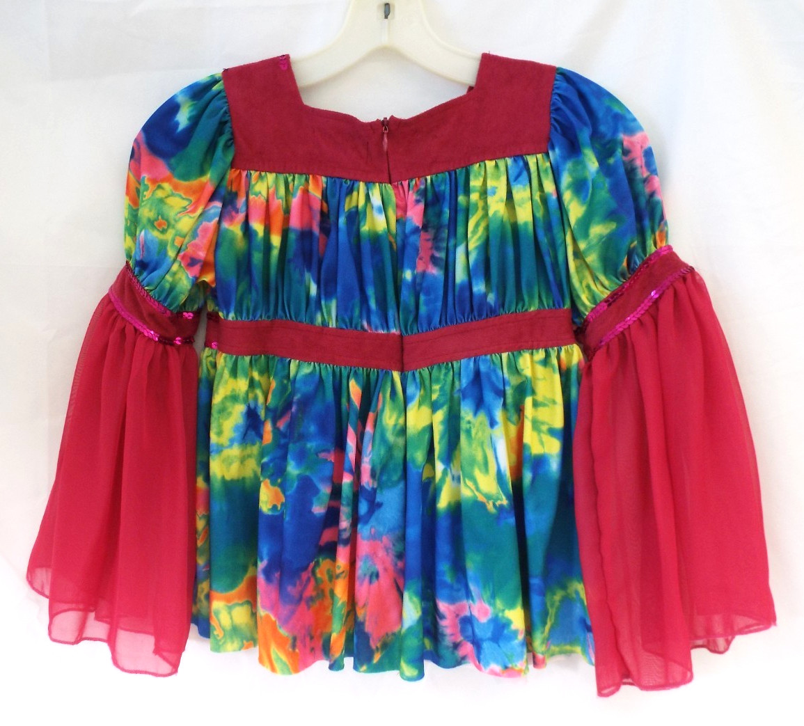 Chasing Fireflies Wishcraft Hippie Chick 4 Pc Costume Halloween Dress Up Size 8