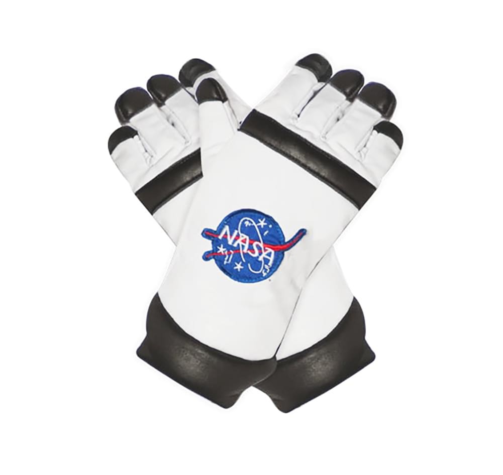 NASA Astronaut Adult Costume Gloves – One Size – White