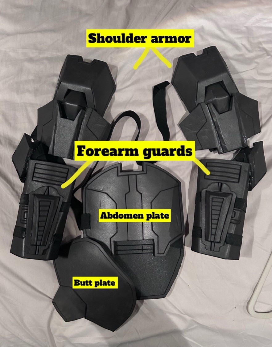 Halo Reach ODST Cosplay Eva Foam Costume Custom Choose your color!