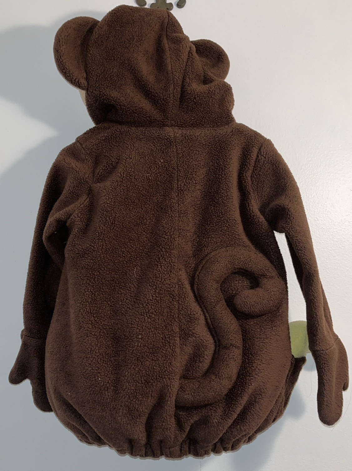 OLD NAVY Dark Brown MONKEY JACKET PANTS PLUSH HALLOWEEN COSTUME 18-24 Months