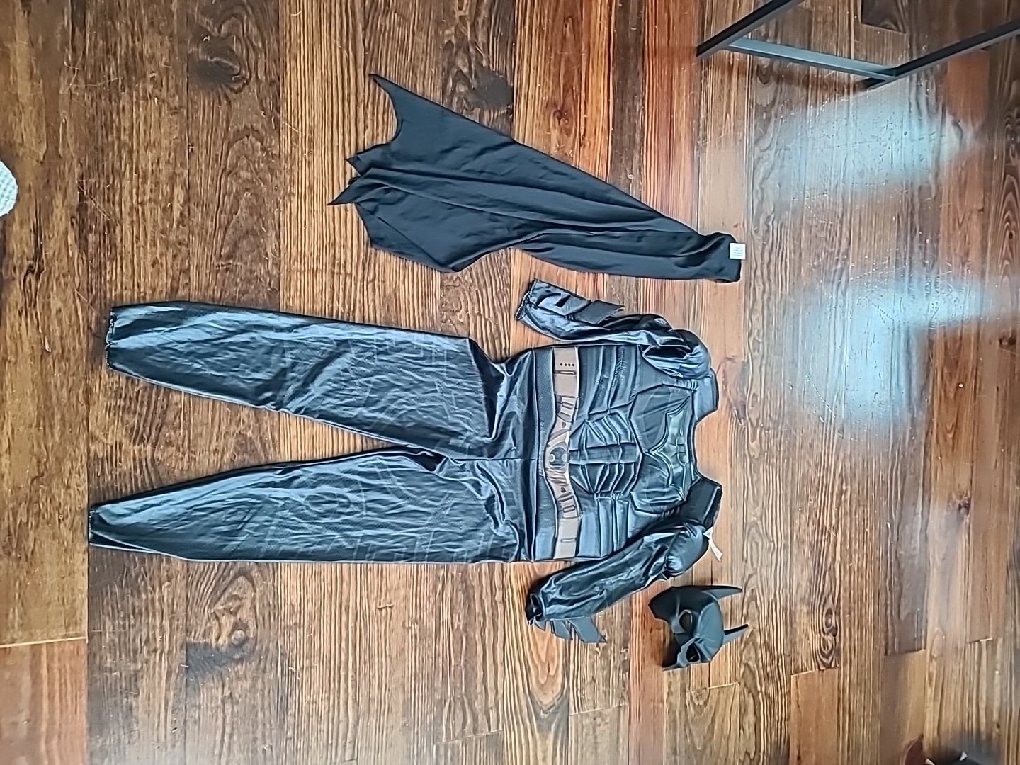 DC Batman The Dark Knight Rises 3 Piece Costume Boys Size Medium 8/10