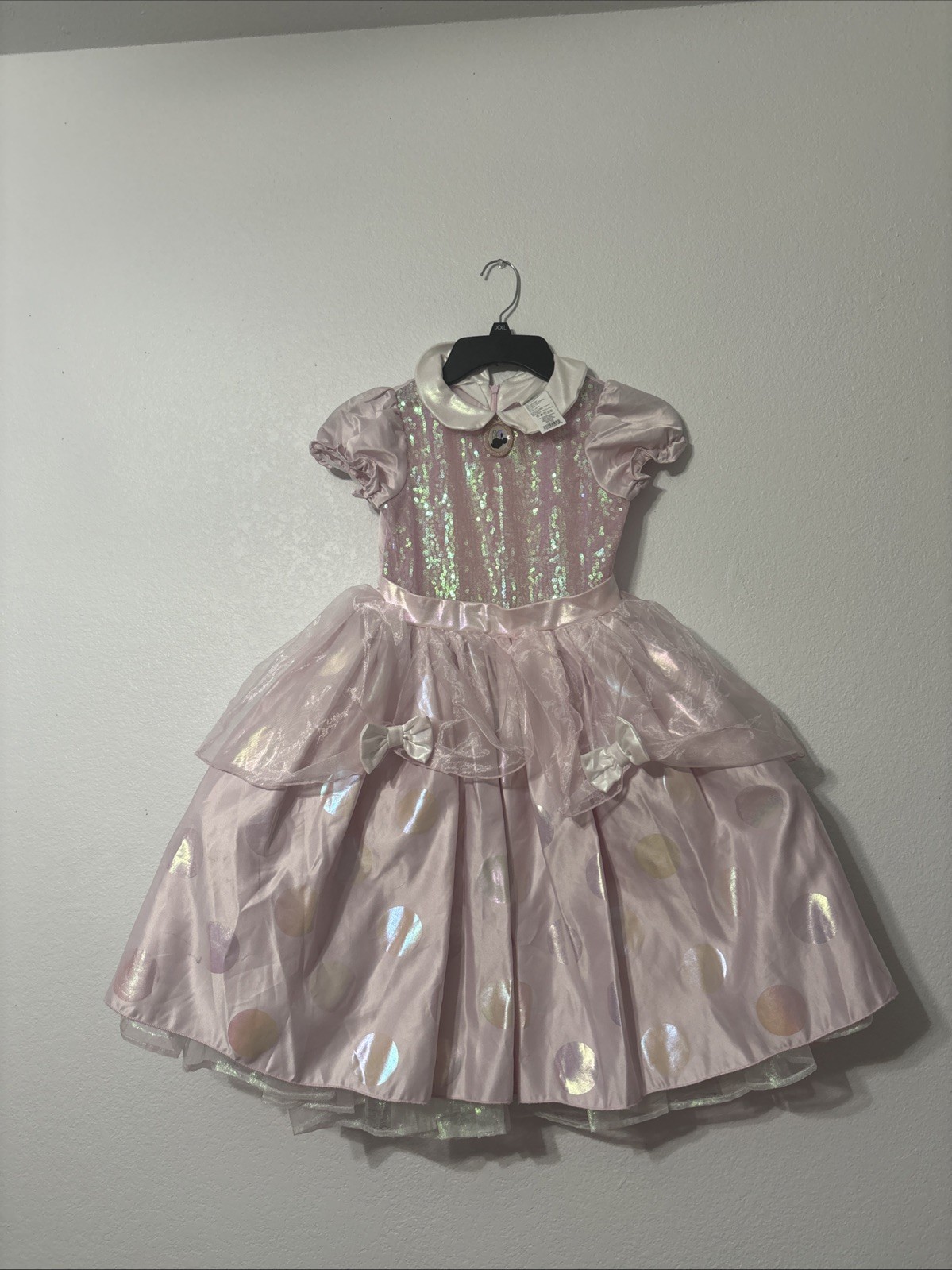 Disney Store Princess Minnie Pink Celebration Hoop Gown Girl Costume Dress s4-6x