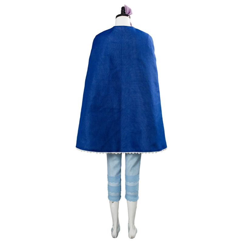 Toy Story 4 Bo Peep Halloween Cosplay Costume Adult Women Cloak Blue Dress &258