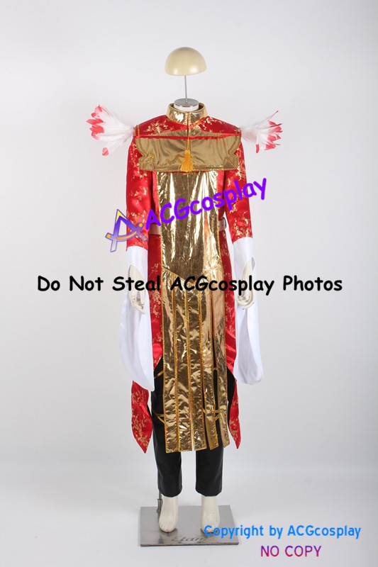 Samurai Warriors 2 Wu Luxun Cosplay Costume acgcosplay costume