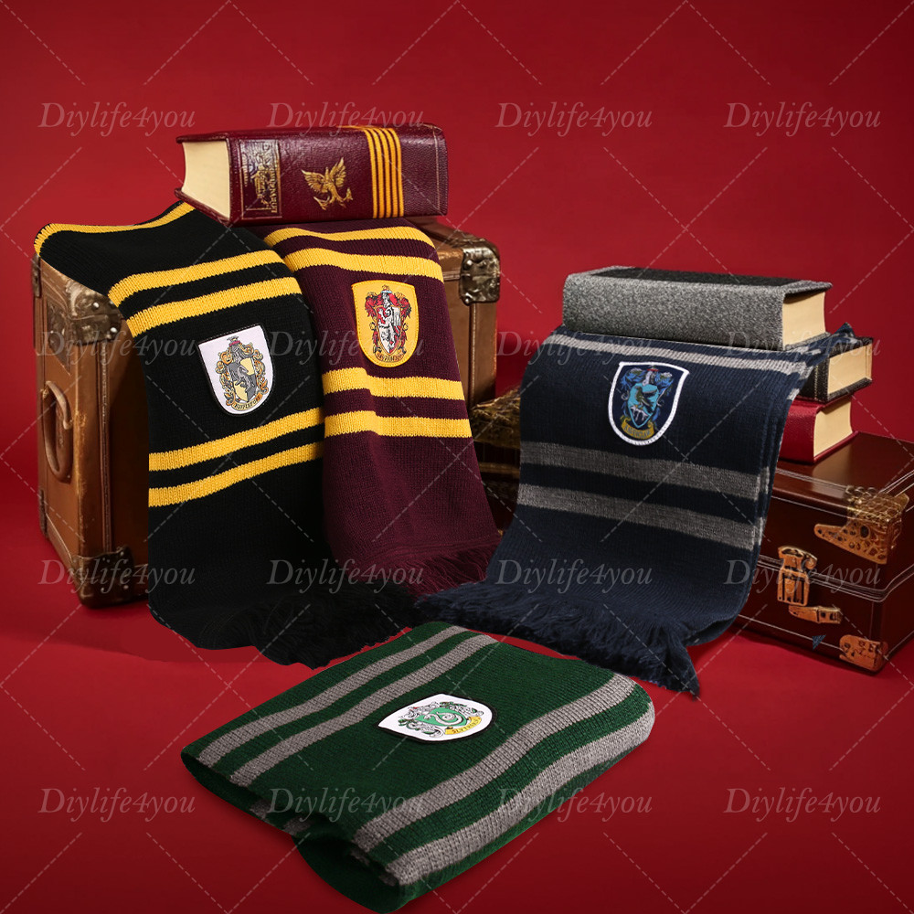 Harry Potter Children Adult Robe Tie Cloak Gryffindor Slytherin Cosplay Costume