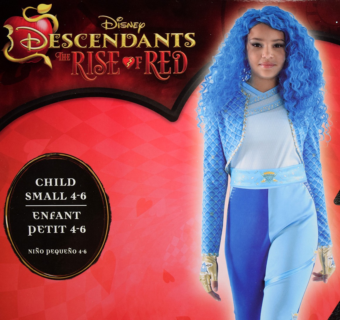 Disney Descendants 4 The Rise Of Red “Chloe” Costume, Girl’s Sizes S, M, L, XL