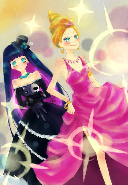 Panty & Stocking with Garterbelt Cosplay Sex and the Daten City Stocking Costume