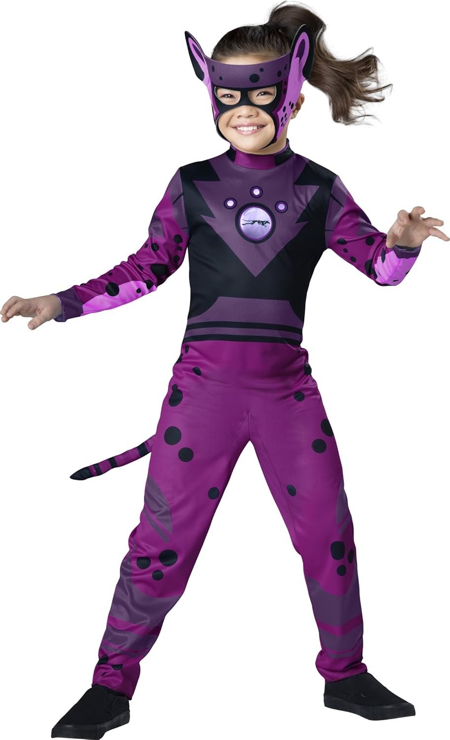 Fun World Wild Kratts Cheetah Costume Purple / Black