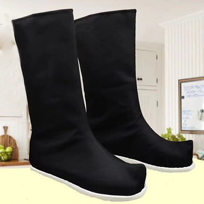 Anime Cosplay Hanfu Men Costume Role Playing Cosplay Boots Black White Halloween