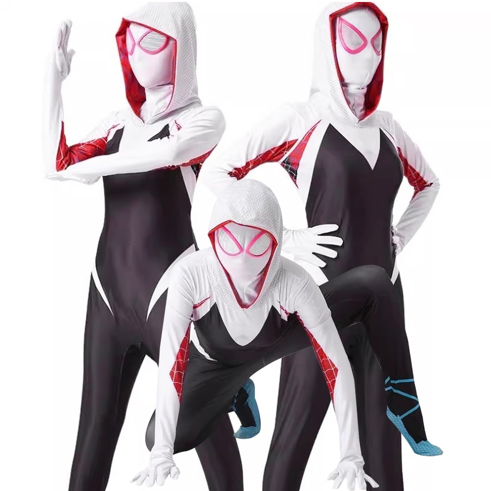 Kids Adult SpiderMan Cosplay Costume Spider-Man Integrated Zentai Suit Jumpsuit
