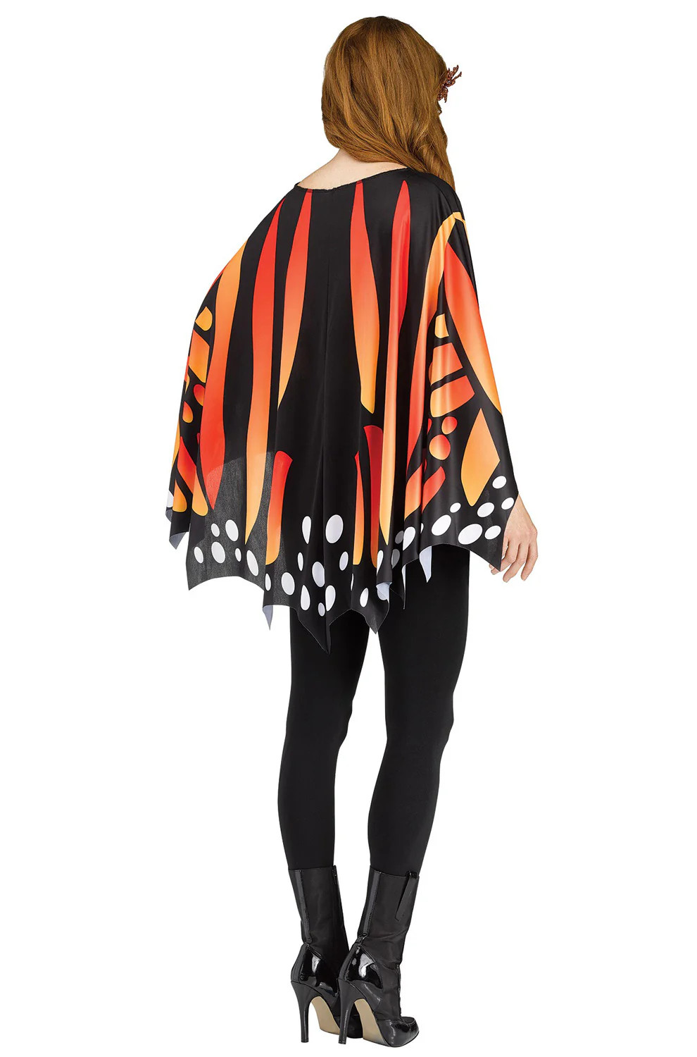 Brand New Monarch Butterfly Wing Poncho Adult Costume