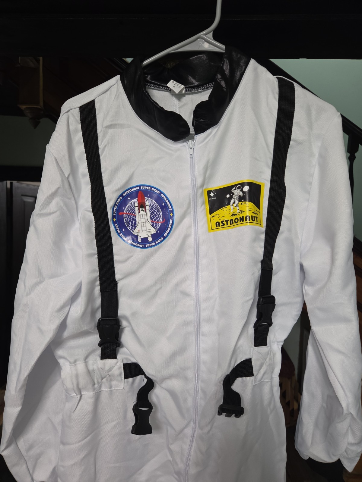 Adult Astronaut Costume Mans White 2xl