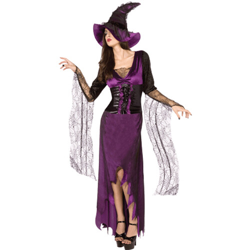 Womens Witch Costume for Halloween Costume Party – Medium