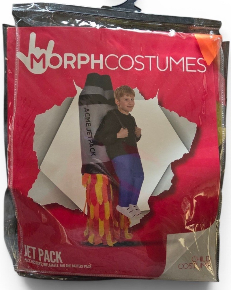 Morph costumes Jet Pack Inflatable Child Costume Kids Size New