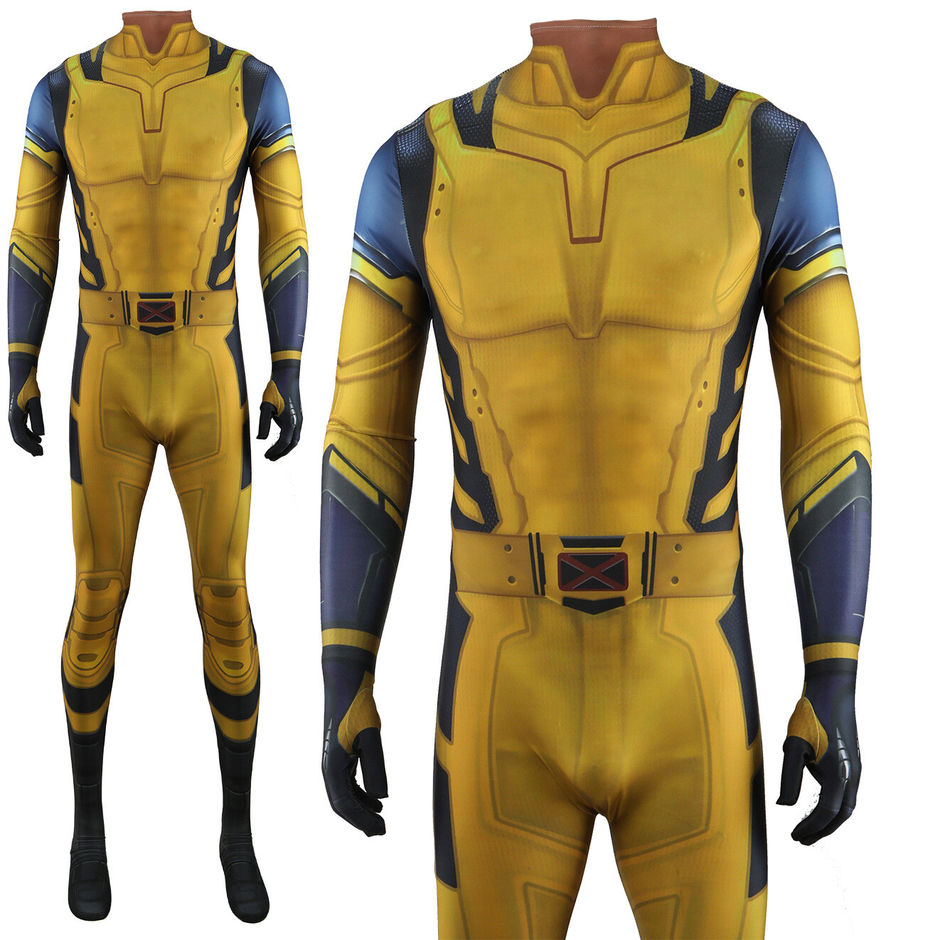 Wolverine Cosplay Jumpsuit Deadpool 3 Cos Bodysuit Adult Kids Halloween Costume