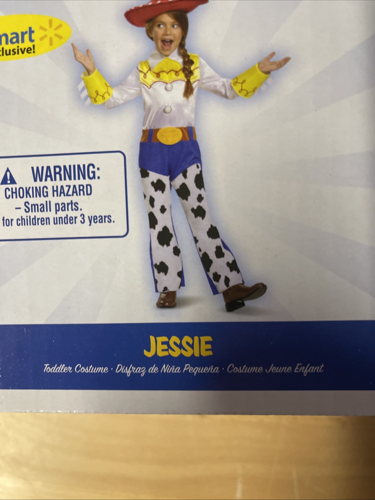 Disney Jessie Toy Story Toddler Halloween Costume w/Hat Dress Up Child 3T-4T