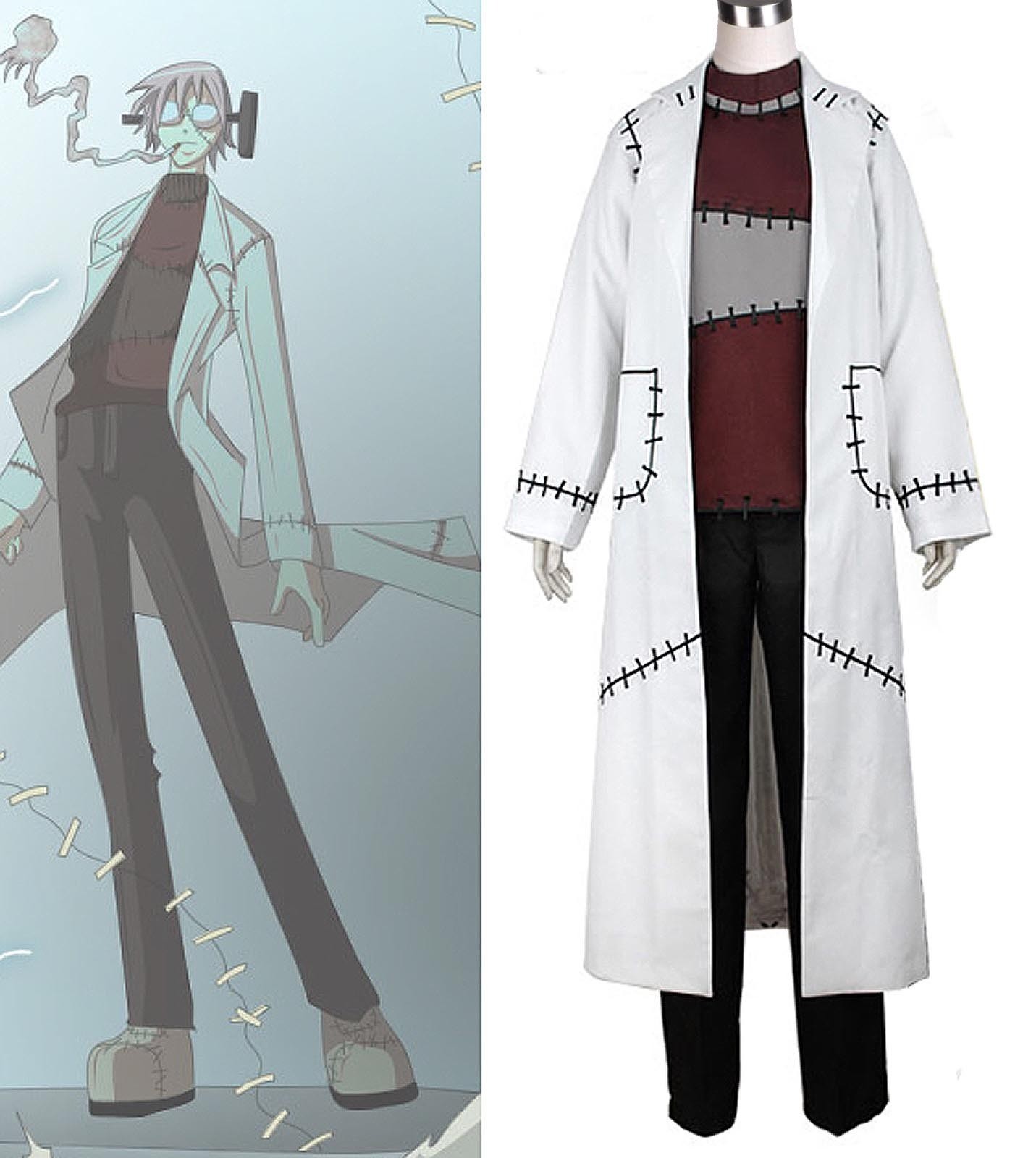 Soul Eater Frankenstein Dr. Franken Stein Full Set Cosplay Costume