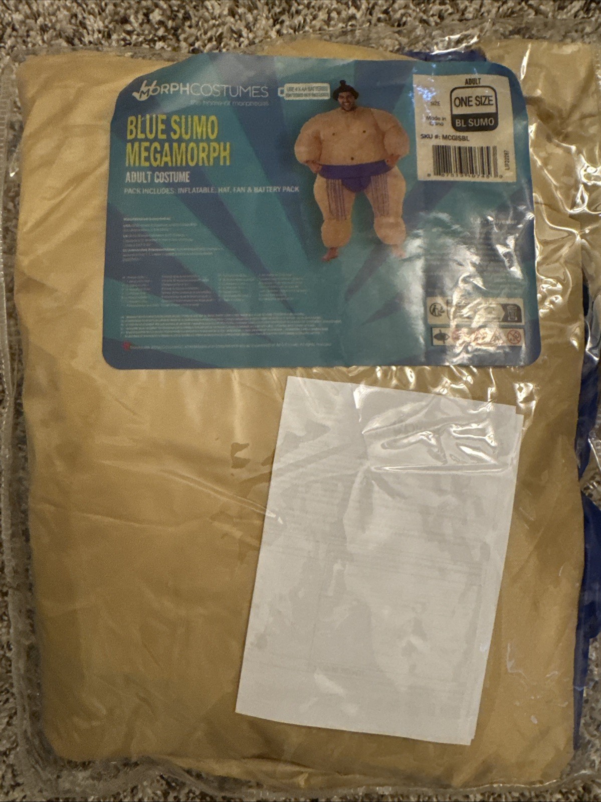 Blue Sumo Adult Costume