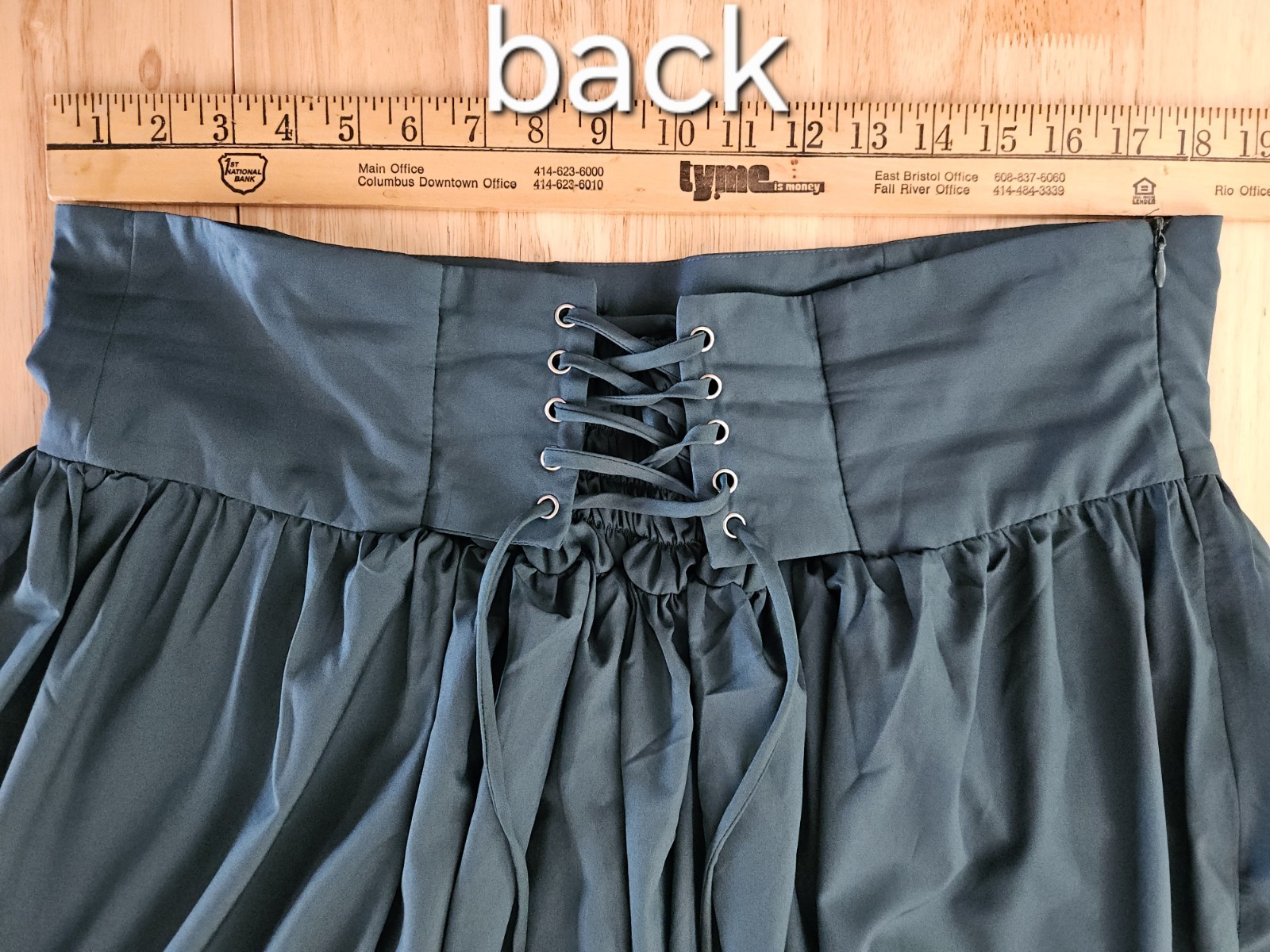 Renaissance Faire Skirt Green Women’s 2X (20-22) Long Maxi Fairy Cosplay Worn 1x