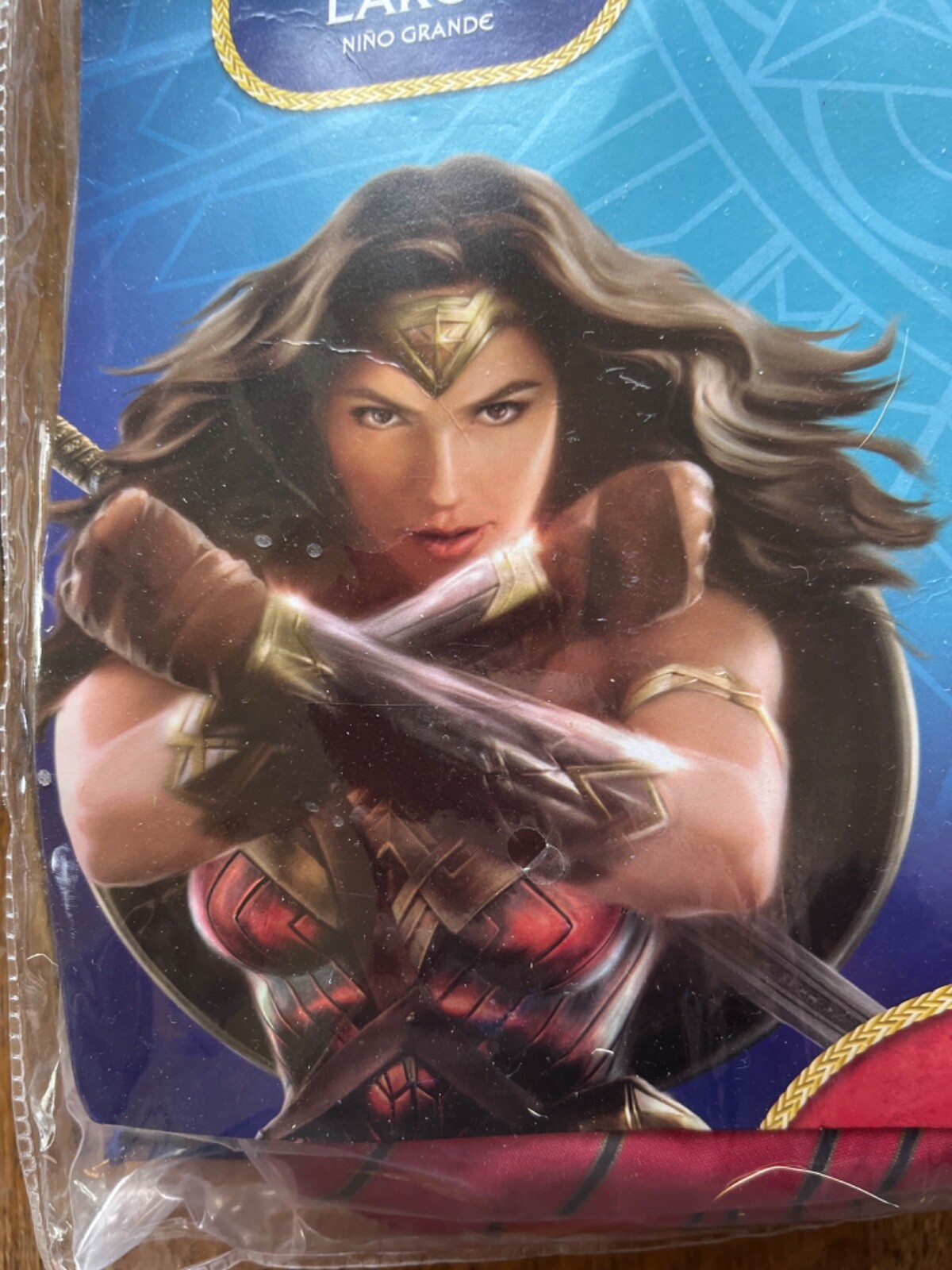 Halloween Costume DC Comics Wonder Woman Movie 7 pc, Girls Lg 12-14 NIP