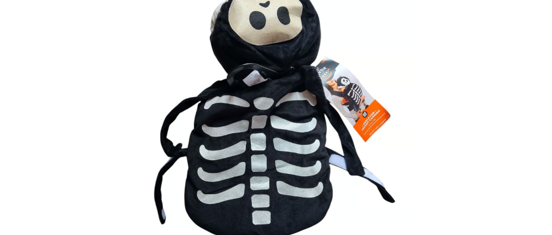Halloween NWT Hyde & EEK! Skeleton Infant Carrier Hat Costume One Size 0-6MO